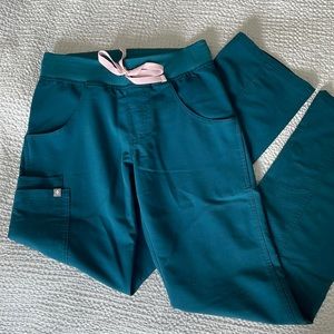 Figs XXS Kade cargo pants in Caribbean Blue